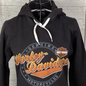 Harley-Davidson Black and Gold women’s Hoodie